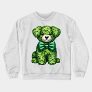 Clover Dog St Patricks Day Crewneck Sweatshirt